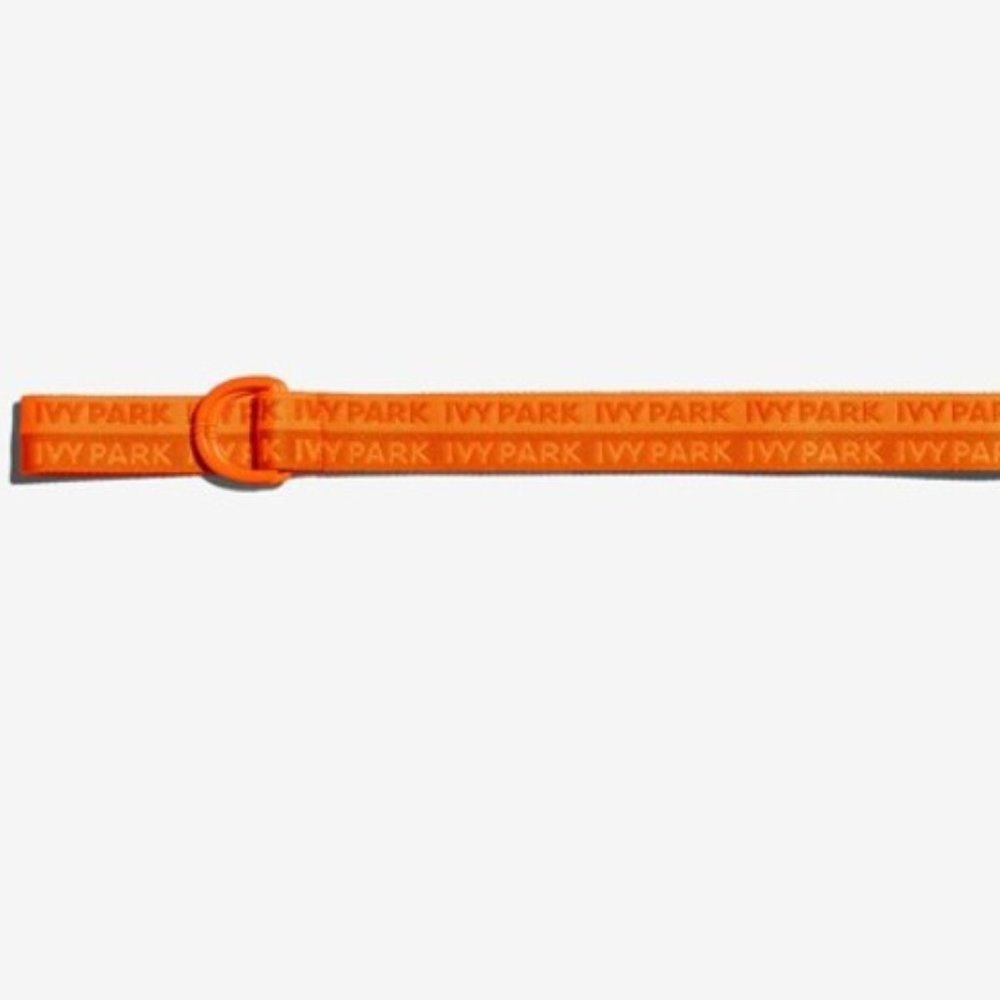 adidas x ivy park logo belt neon solar orange GK7373